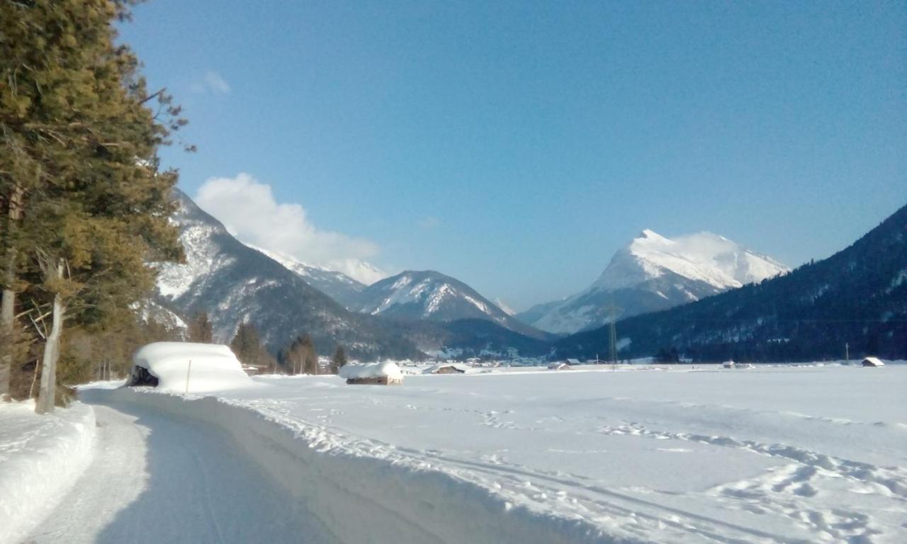 Gasthof Risserhof Scharnitz Exteriér fotografie